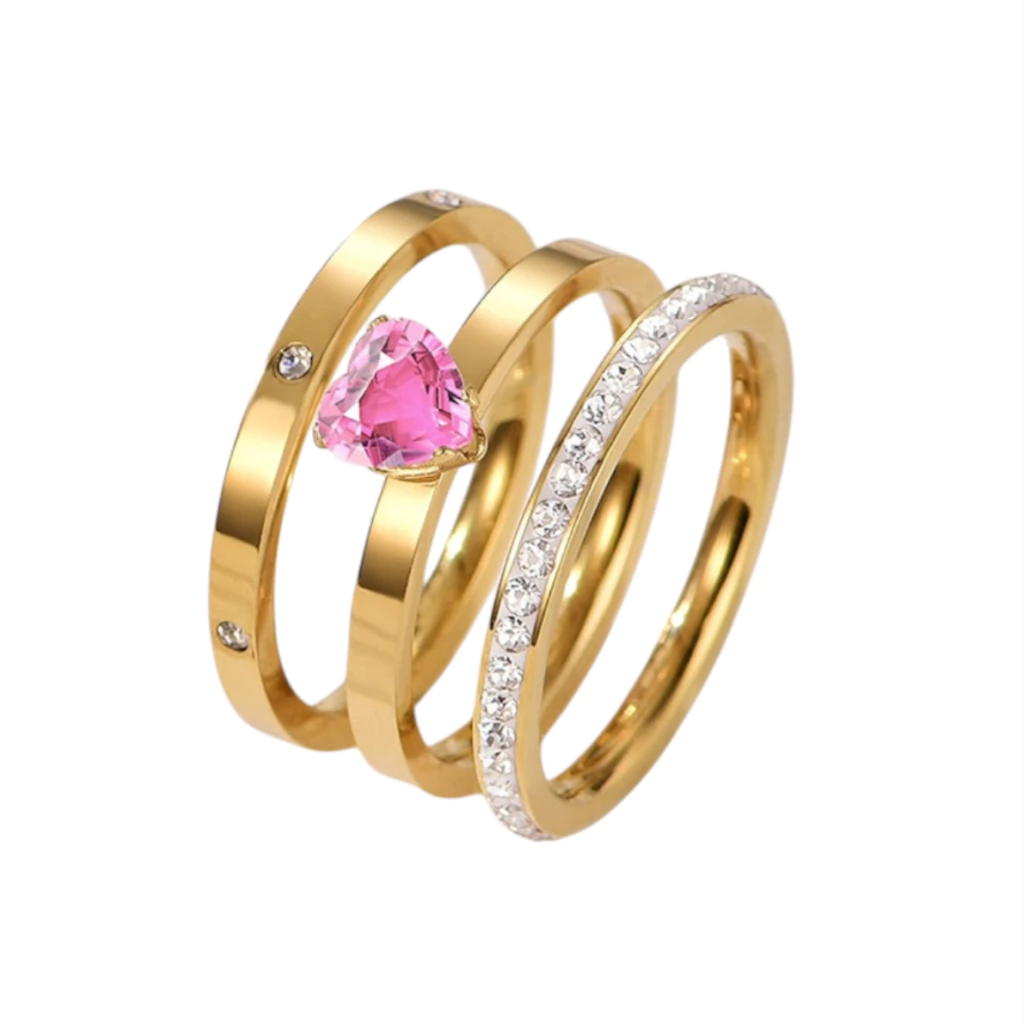 Anillo princess rosa