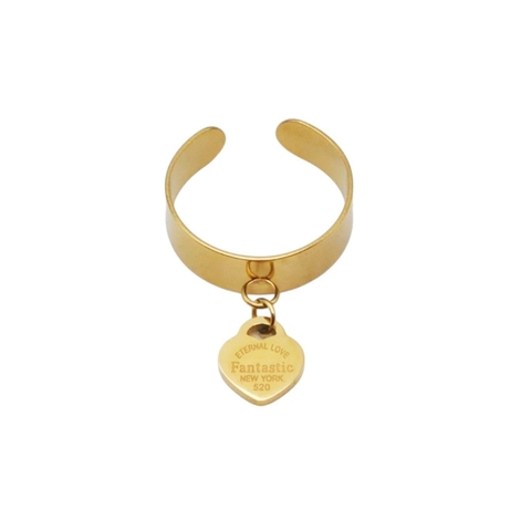 Anillo Tiffany dorado