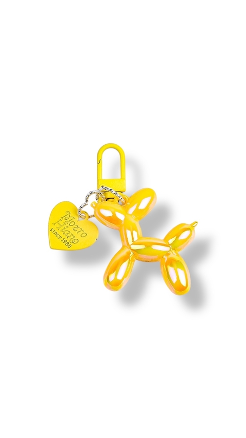 Colgante perrito amarillo