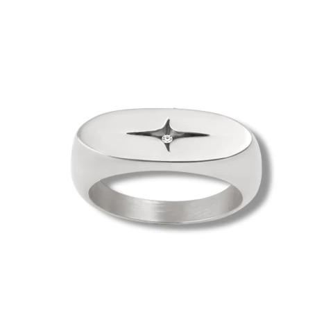 Anillo pushin plateado