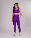 Conjunto Legging Microcanelado Violácea