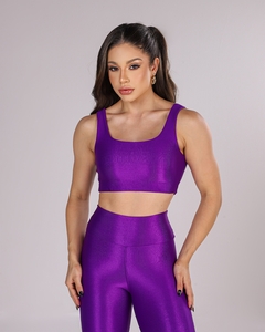 Conjunto Legging Microcanelado Violácea na internet