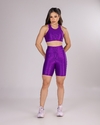 Conjunto Bermuda Microcanelado Violácea