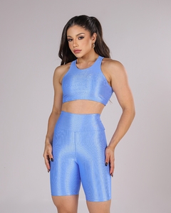 Conjunto Bermuda Microcanelado Sky