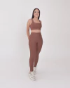 Legging Microcanelada Cappuccino - comprar online
