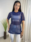 Blusão em Tule Azul Marinho - comprar online