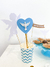 Batizado kraft com azul - loja online