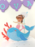 Baleia e sereia - loja online