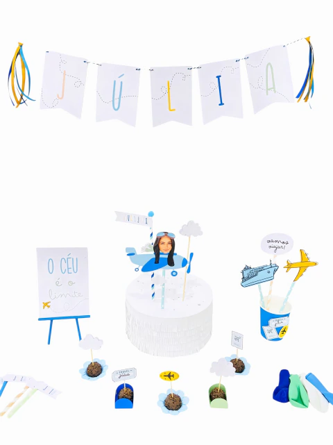 Aviador(a) azul