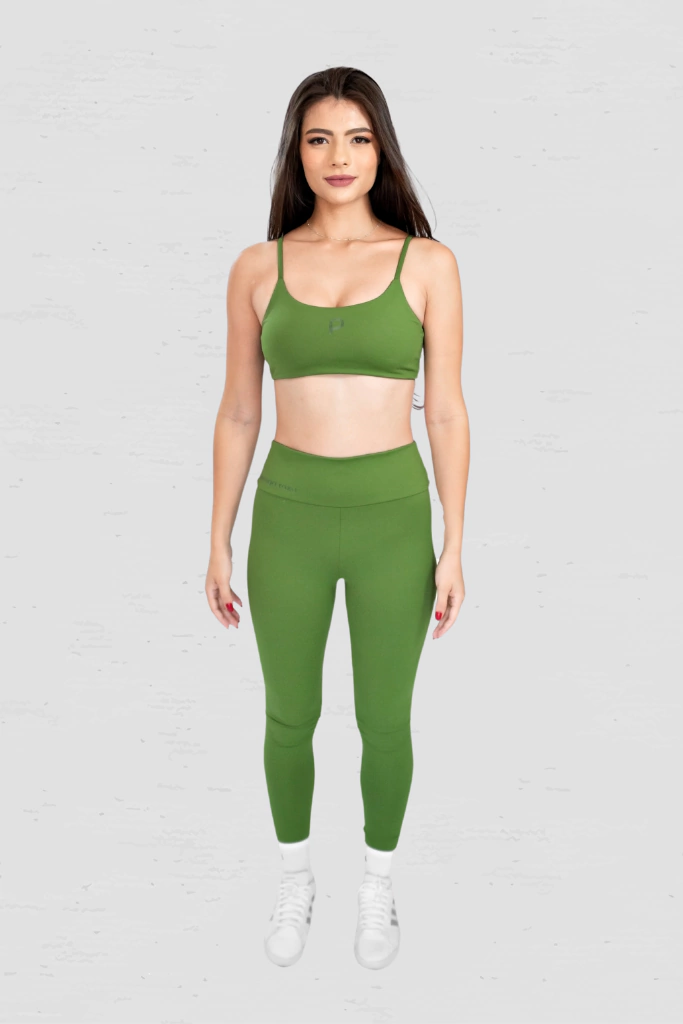 Conjunto Fitness Pitanga - Oliva