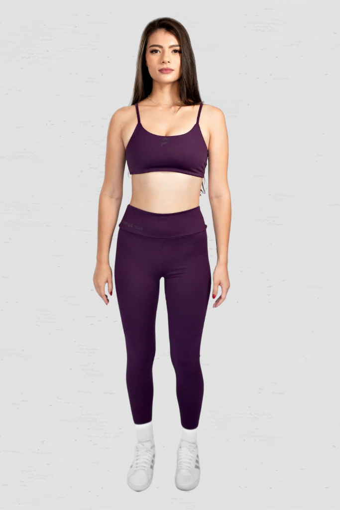 Conjunto Fitness Pitanga - Borgonha