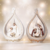 Pesebre Con Luz 18cm blanco - comprar online
