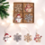 SET 8 MUÑECOS DE NIEVE - COPO DE NIEVE