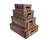 Caja plastificada A Rayas
