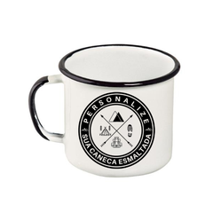 Caneca esmaltada personalizada | Kit 165 unidades - comprar online