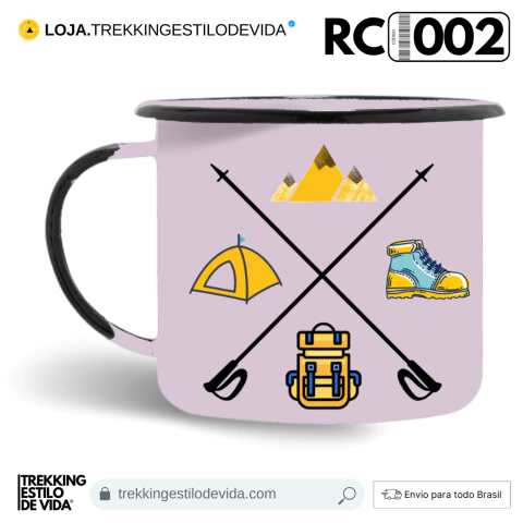 Caneca Esmaltada Personalizada RC002 - comprar online
