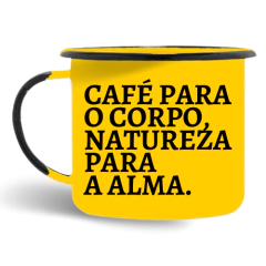Caneca Esmaltada Personalizada Nª10