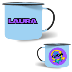 Caneca Esmaltada Personalizada - Laura Consolmagno - loja online