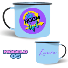 Caneca Esmaltada Personalizada - Laura Consolmagno - Trekking estilo de vida