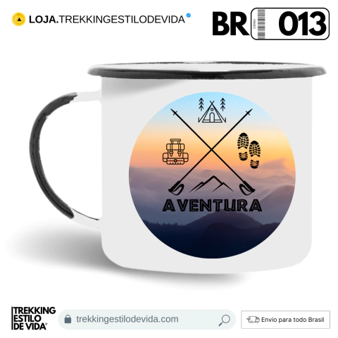 Caneca Esmaltada Personalizada BR013 - comprar online