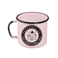 Caneca esmaltada personalizada | Kit 165 unidades na internet