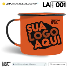Imagem do Caneca esmaltada personalizada | Kit 17 unidades