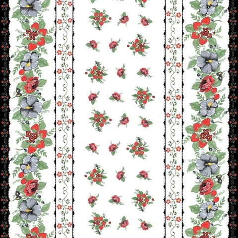 Toalha de mesa Quadrada para 4 cadeiras (1,35 x 1,38) - Primavera