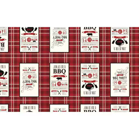 Toalha De Mesa - BBQ REF.433-01