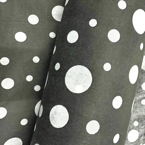 Tnt Estampado - Multibolas Branca fundo Preto