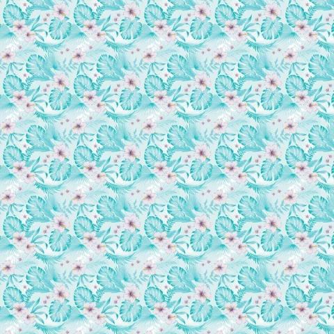 Toalha De Mesa Térmica - Botânico Azul Cod: 03721009B