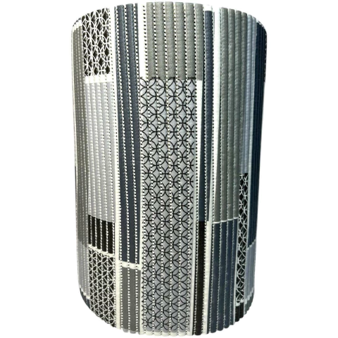 Passadeira Soft Prime Mosaico Noir Des.430 - 43L x 1m