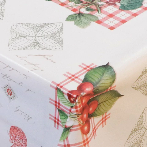 Toalha De Mesa Térmica Lisboa - Frutas Vermelhas