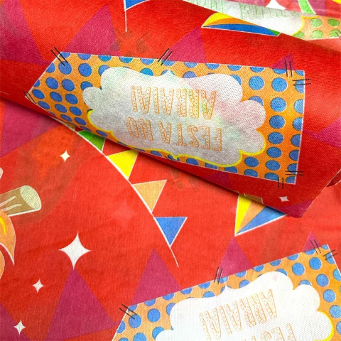 Tnt Estampado - Festa Arraia Vermelho