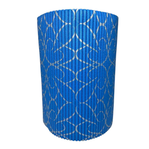 Passadeira Soft Prime Arabesco Azul - 43L x 1m