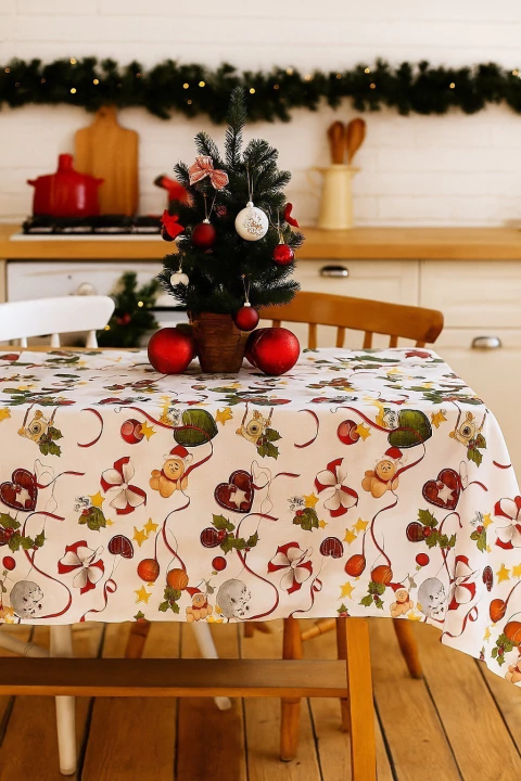 Toalha De Mesa Térmica - Natal Encantado