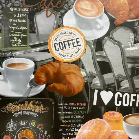 Toalha De Mesa - Coffe REF.468