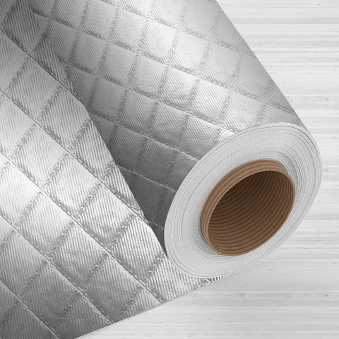 Tnt Estampado - Metalizado Matelasse Prata