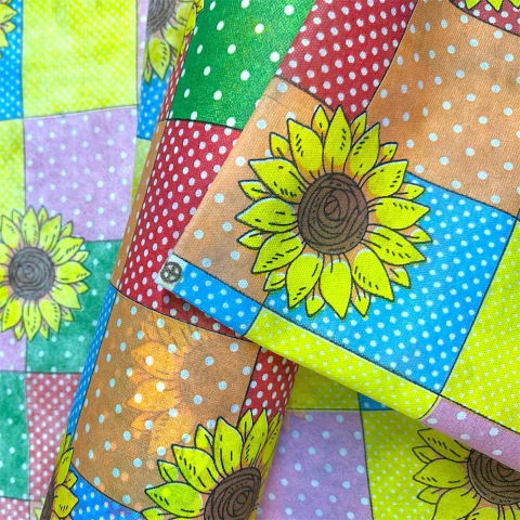 Tnt Estampado Retalhos Do Sol 1m x 1,40m