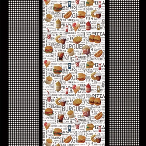 Toalha De Mesa Térmica - Fast Food Cod: 03733116B