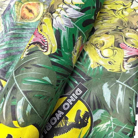 Tnt Estampado - Dino World Branco