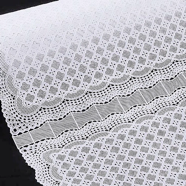 Toalha Forro de Geladeira em PVC Rendado