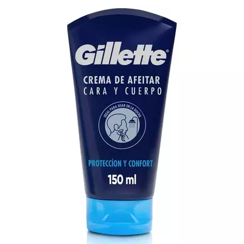 GILLETTE CREMA DE AFEITAR CARA Y CUERPO