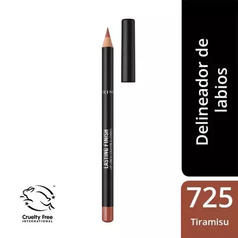 Delineador de labios RIMMEL lasting finish crayon tono 725 TIRAMISU