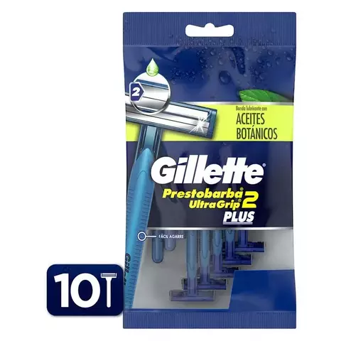 GILLETTE PRESTOBARBA 2 X10U