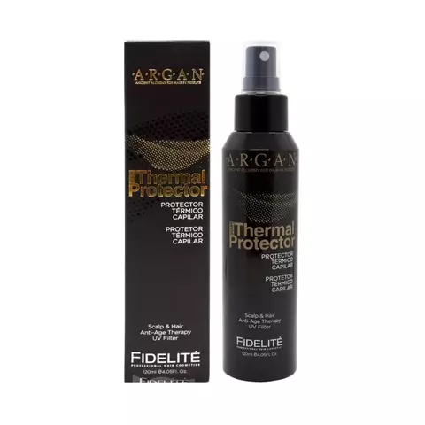 Fidelite Argan Thermal Protector Térmico Capilar Filtro Uv X120ml