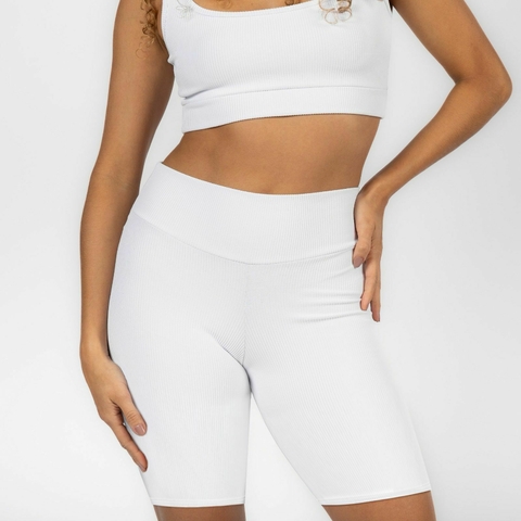 Bermuda Drapê Branco - comprar online