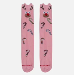 Meia Rena Candy Rosa - comprar online