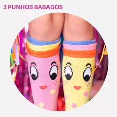 Meia Anne (Punho com 3 babados) - Feito Por Mamãe 