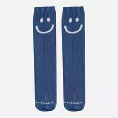 MEIA FELICIDADE AZUL - Feito Por Mamãe 