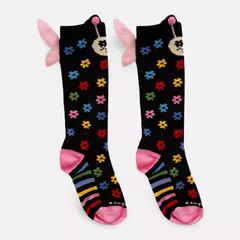 Meia Fadinha com aplicação (Asa e Pompom) - Feito Por Mamãe 